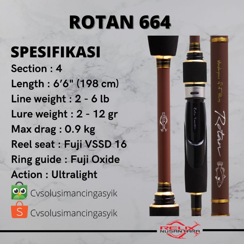 Relix Nusantara Joran Rotan 664