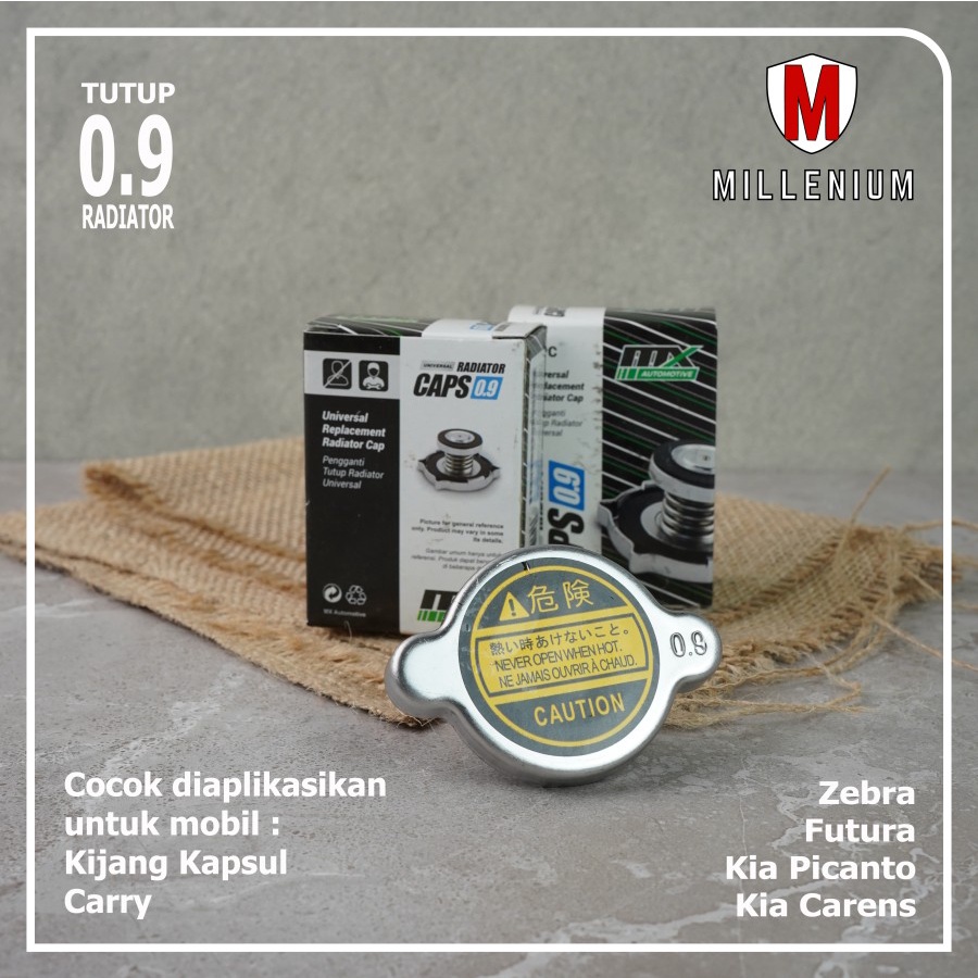 TUTUP RADIATOR CAP 0.9 MOBIL KIJANG CARRY ZEBRA FUTURA HIGH QUALITY