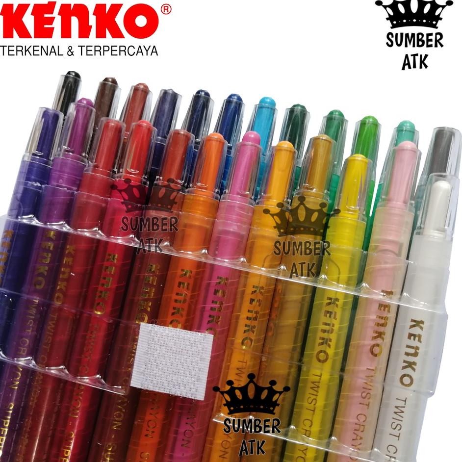 

Segera Belanja Crayon Putar Twist Kenko 12 DAN 24 WARNA COLOR TWIST CRAYON (PVC BAG) - 1 Set