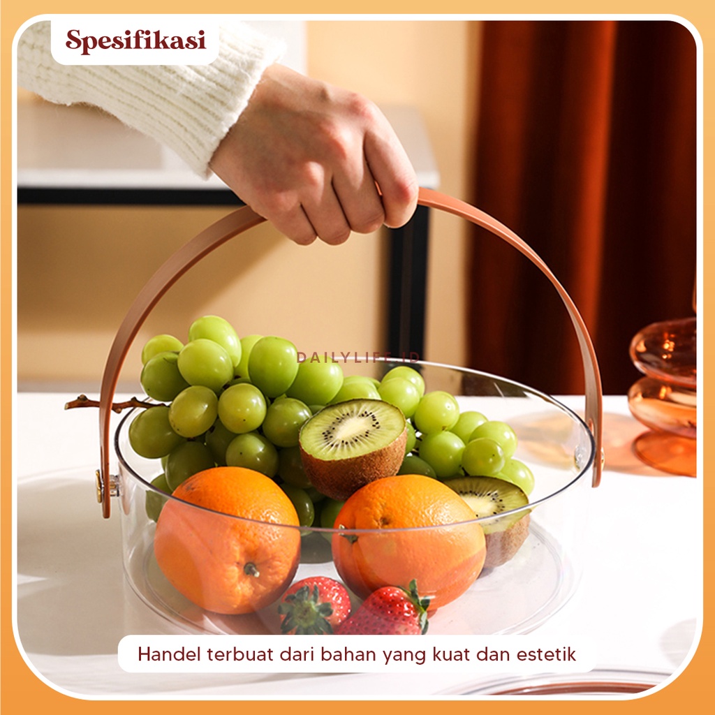 Toples Penyimpanan Snack Kue Bahan makanan Kontainer Storage Jar Food Tempat Bumbu Wadah Tabung Silinder - Dailylife.id