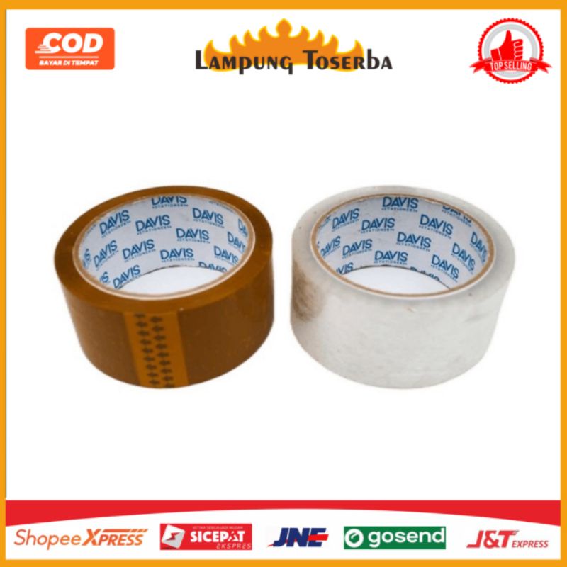 

Lakban Peaking Coklat / Bening Panjang 100 Yard (PCS) 45mm