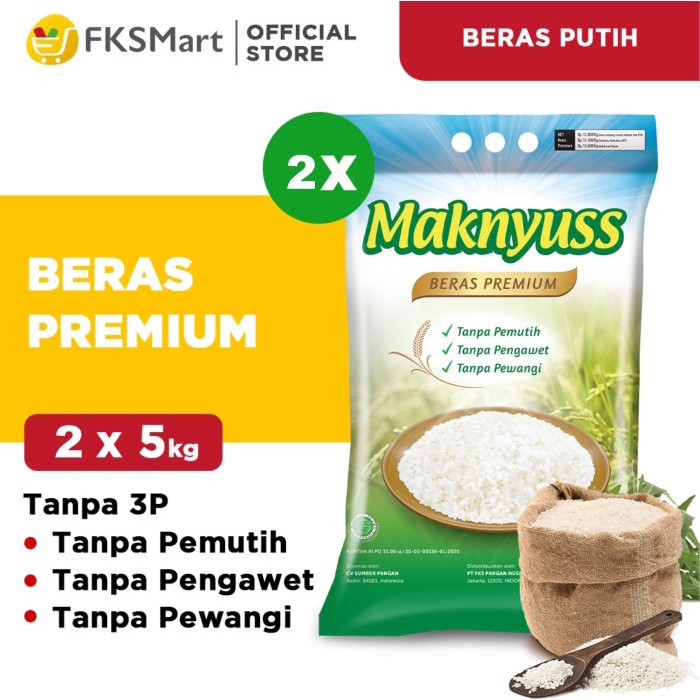 

Maknyuss Beras Premium Combo Isi 2