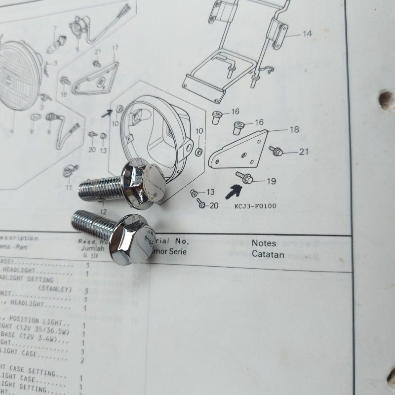 BAUD BATOK LAMPU TIGER 2000