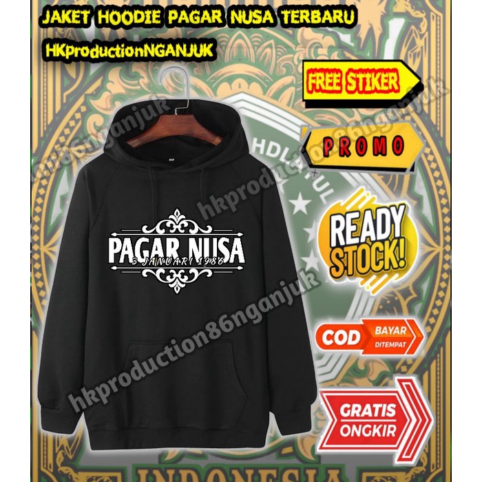 hoodie pagar nusa tanah jawa / jaket hoodi / hodi / sweater pagar nusa / murah / garapn PN