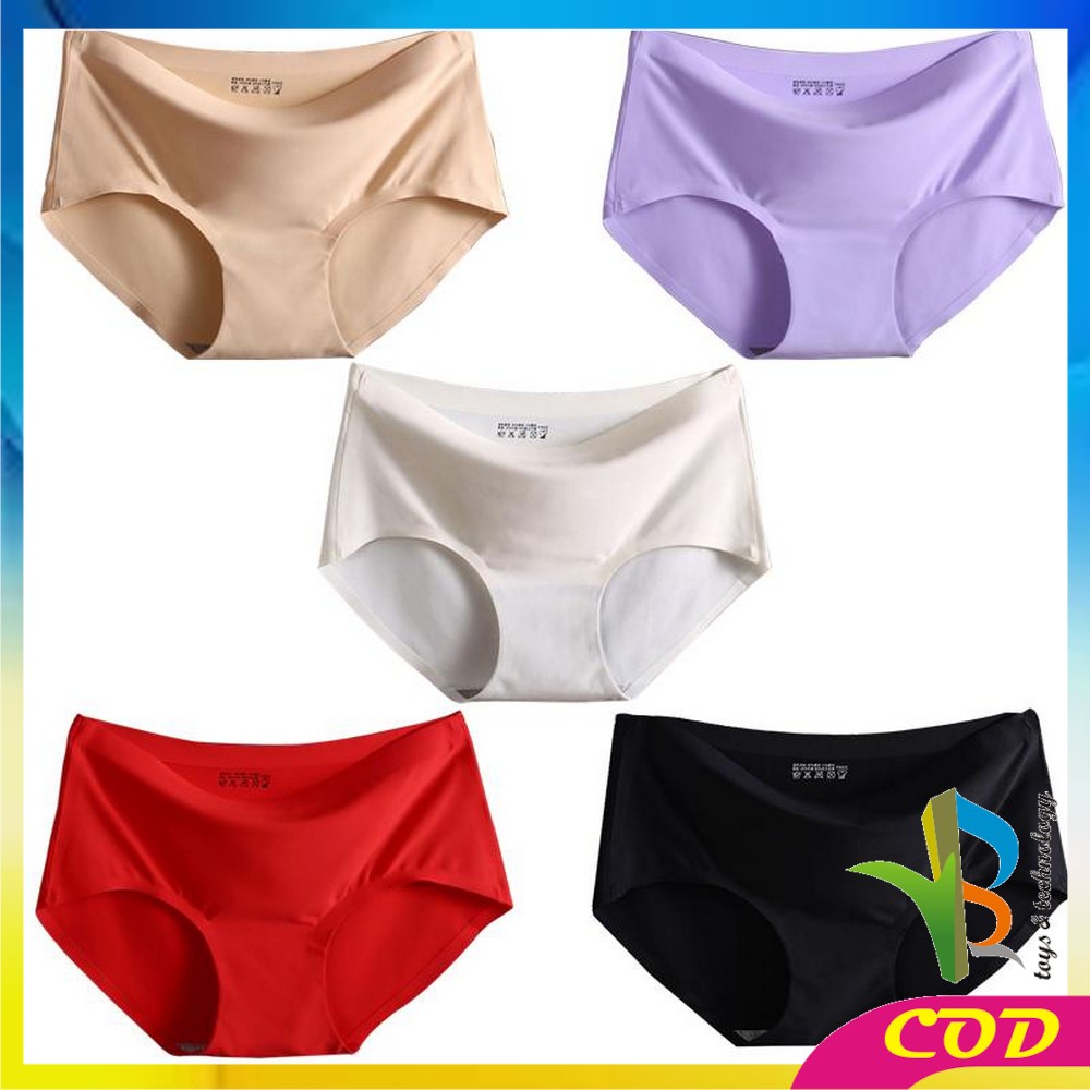 RB-P38 PART 2 Celana Dalam Seamless Wanita Polos CD Cewek Tanpa Jahitan Ice Silk Panties Underwear Wanita