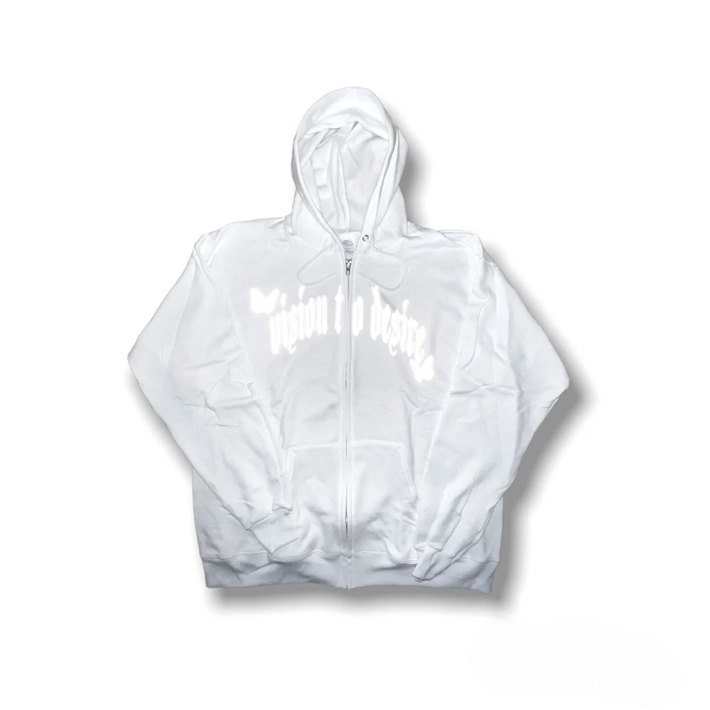 Hoodie Custom Sablon Reflective (Nyala) Hoody Zipper Jumper Sweater Costum Blurdistrict