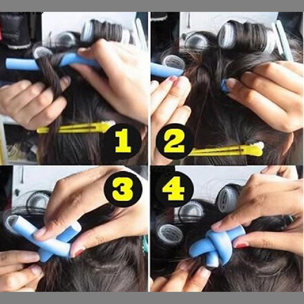 [BFID] 5pcs Curler Makers Busa Lembut Bendy Twist Curls Alat DIY Styling Rol Rambut [ID]