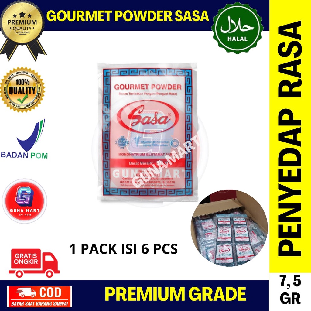 

PENYEDAP RASA SASA 1 PACK 30 SCAHET MSG