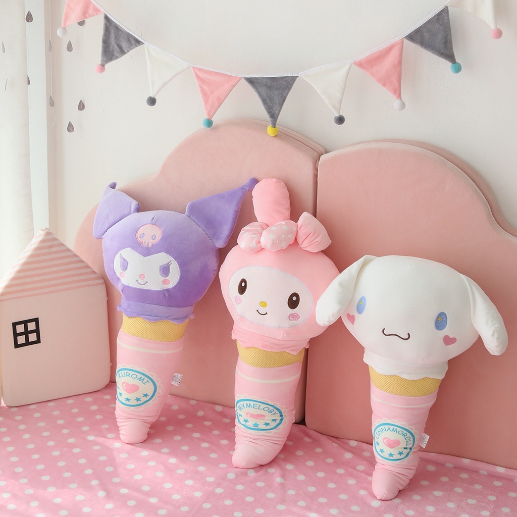 MAINAN BONEKA CINNAMOROLL MELODY KUROMI SANRIO ES KRIM ICE CREAM LUCU