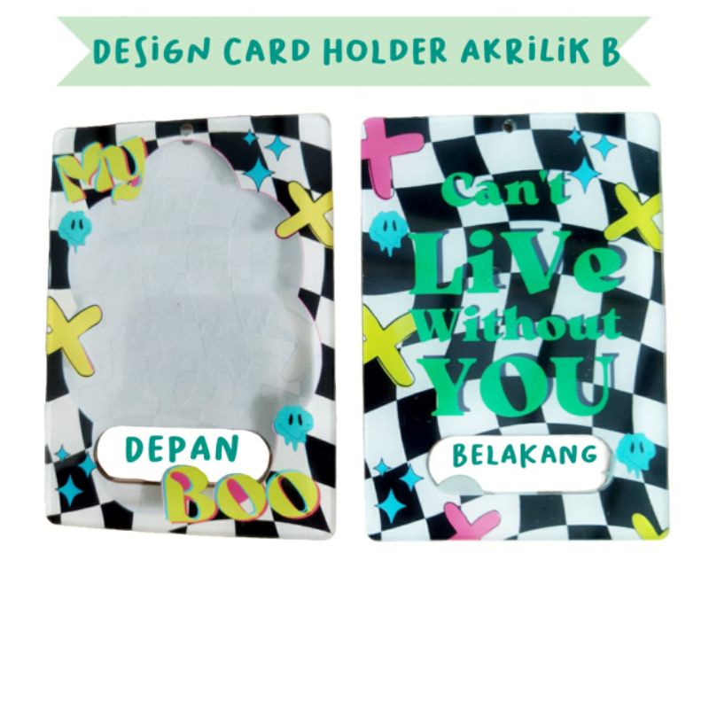 Photocard Holder Custom 30.000an