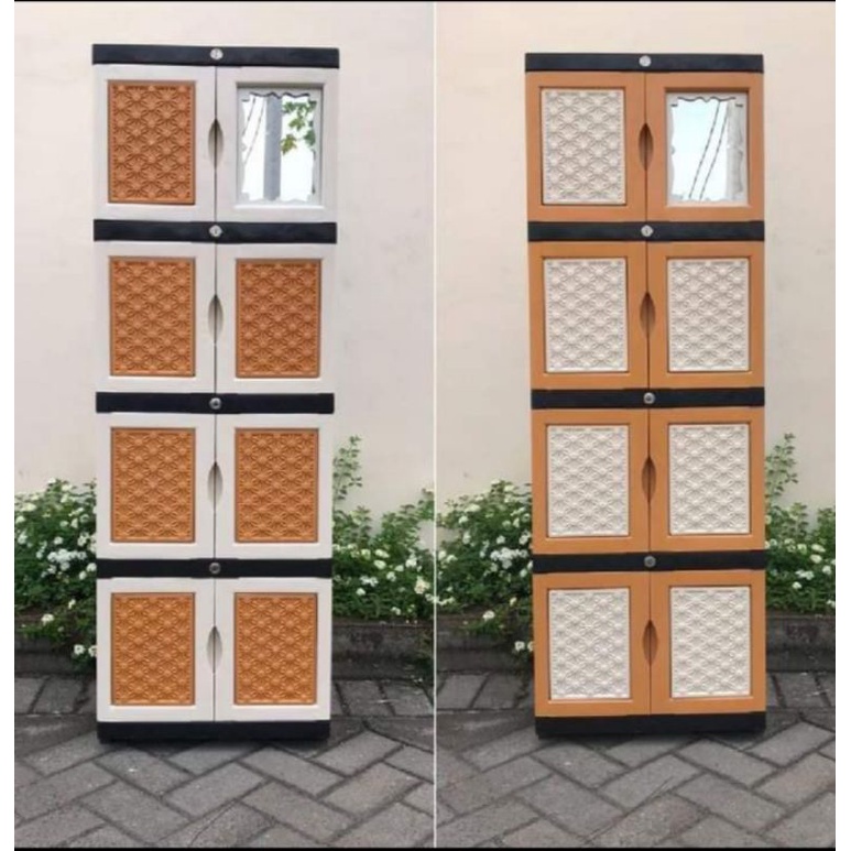 Lemari Plastik/ Aqouse mini 4 Cermin