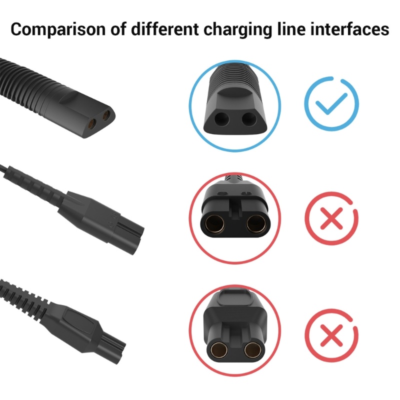 Zzz Alat Cukur Elektrik Charger Kabel Power Untuk Seri3 /7X5 /1 /9 Razor 370 3040s