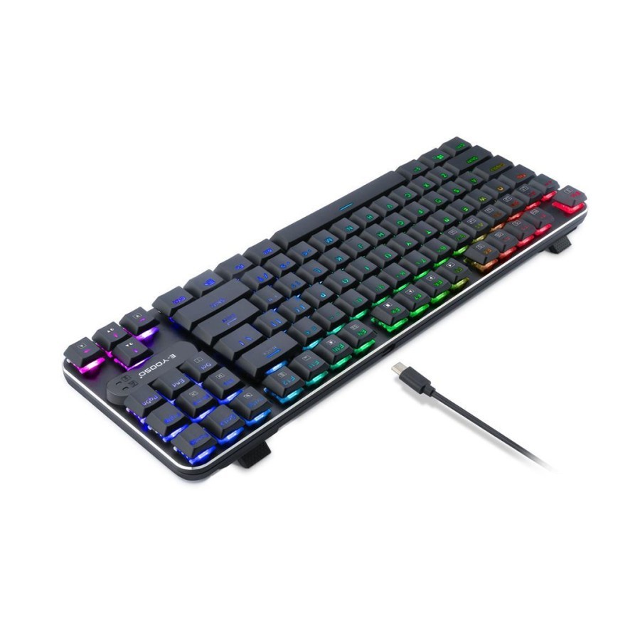 Keyboard Gaming E-YOOSO Z-66 87% RGB Hotswap Mechanical  Black
