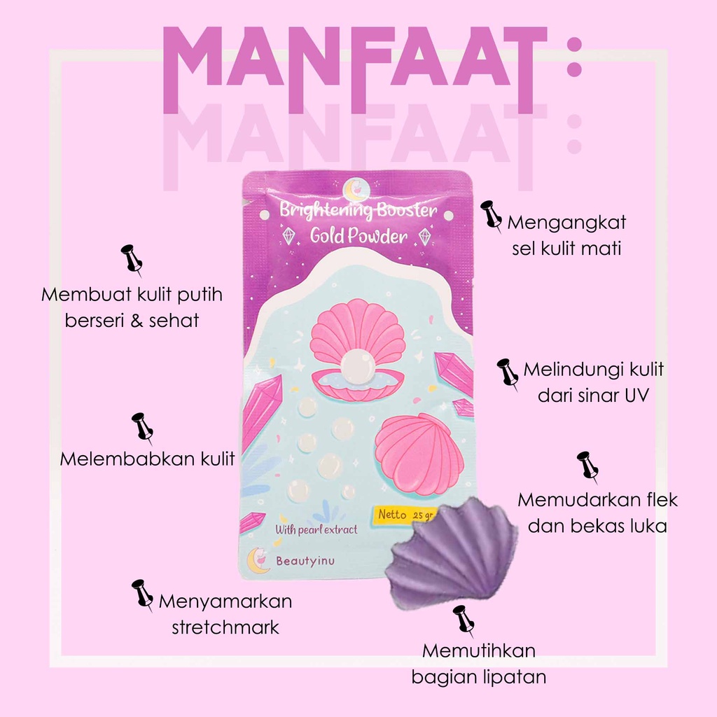 Brightening Booster Gold Powder Pemutih Badan Sabun Kefir Collagen Paket Pemutih Badan Exfoliating Body Spray Body Toner Algae Body Scrub Perawatan Badan Body Care Lulur Badan By Beautyinu