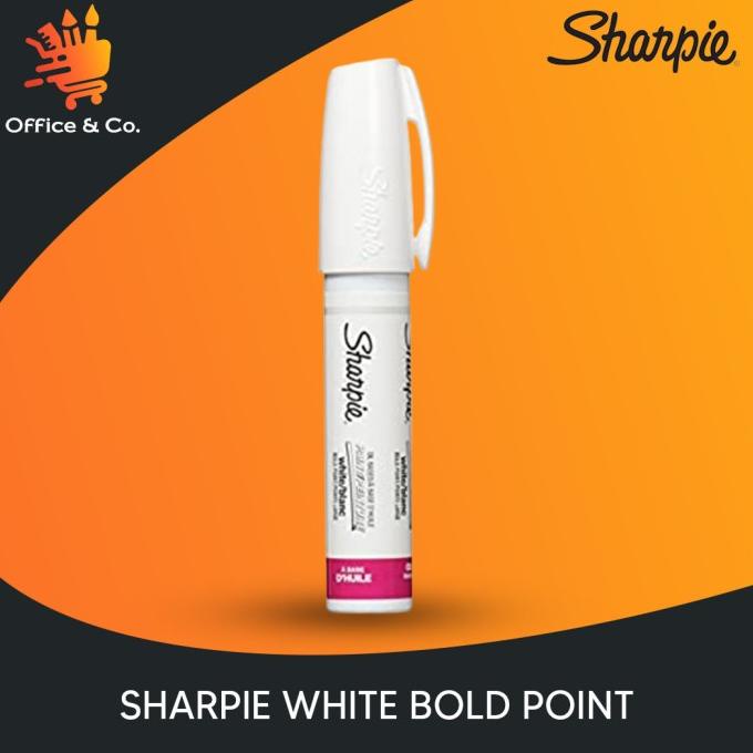 

Sharpie WHITE BOLD Spidol Marker Oil-Based Pemutih Sepatu Sneakers