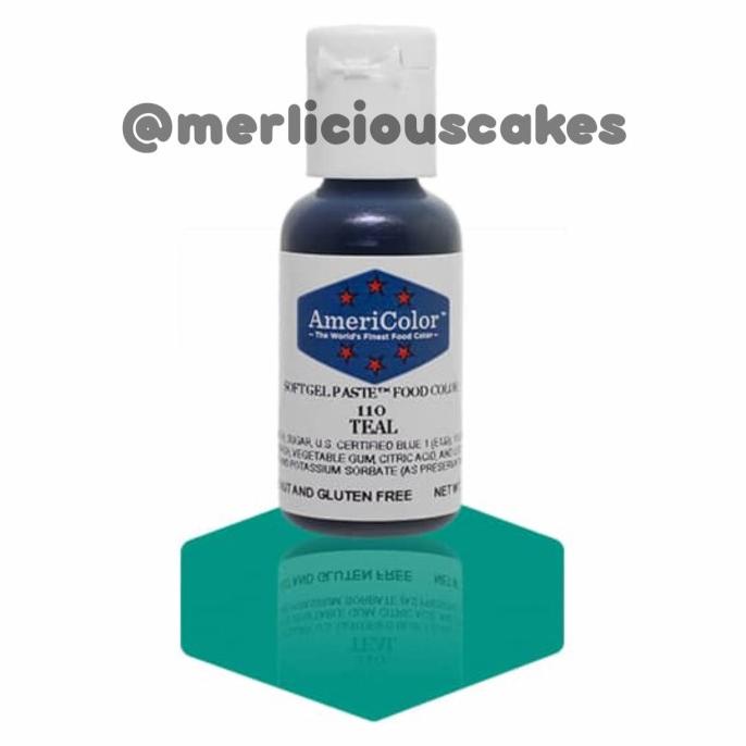 

Americolor 0,75 Oz Soft Gel Paste Teal