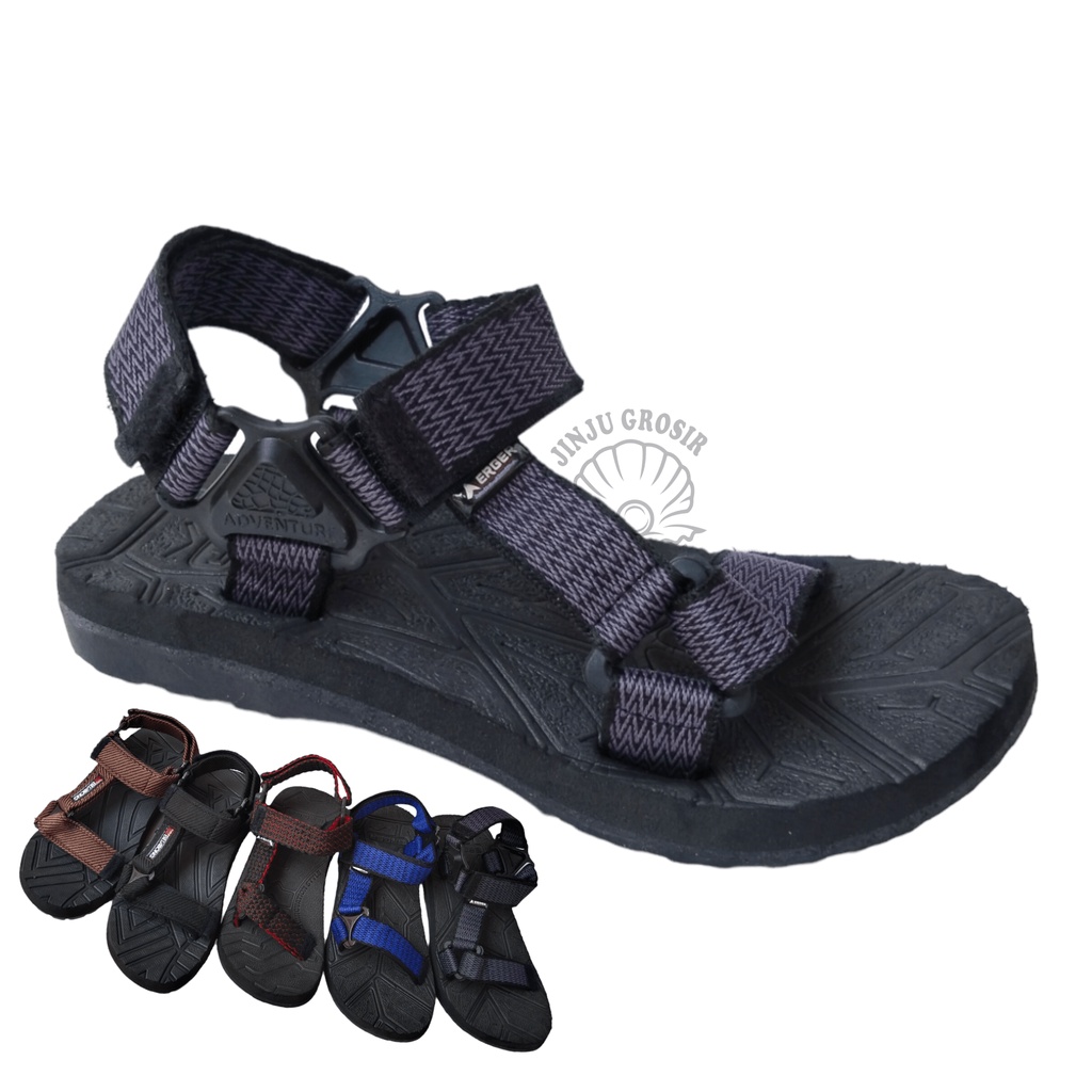 Sandal Gunung Anak Cowok Sendal Hiking Adventure Outdoor Remaja Laki Laki SD SMP SMA Murah Kekinian 