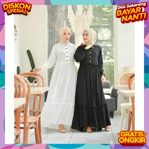 Pakaian Muslim Wanita Bsju Dress Dewasa Buju Sari Ibu Ibu Deres Sarii Branded Drees Sari Wnta Baju G