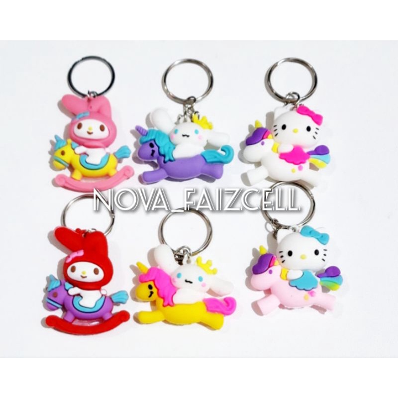 Gantungan Kunci Melody kitty Lucu Ganci Premium Key Chain