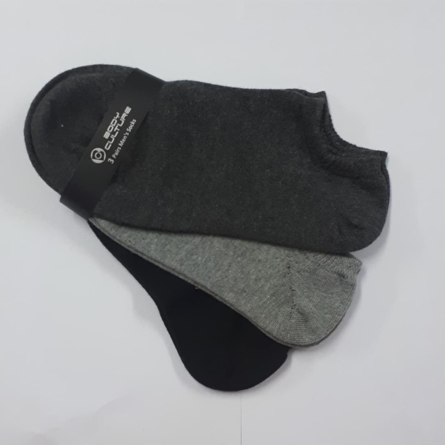 Kaos Kaki Ankle Body Culture Liner Sock BCS003 Bundle Isi 3 Pasang