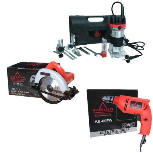 BEST PRODUK Peralatan Tukang kayu Hemat 3 item Mesin gergaji listrik circular saw