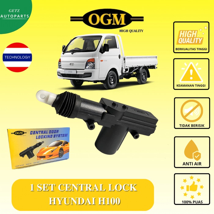 Central Lock Sentral Lock Central Door Lock System Centrallock Komplit 4 Pintu Kunci Mobil Hyundai H