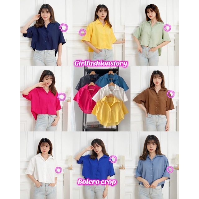 GFS BOLERO CROP KEMEJA BIGSIZE