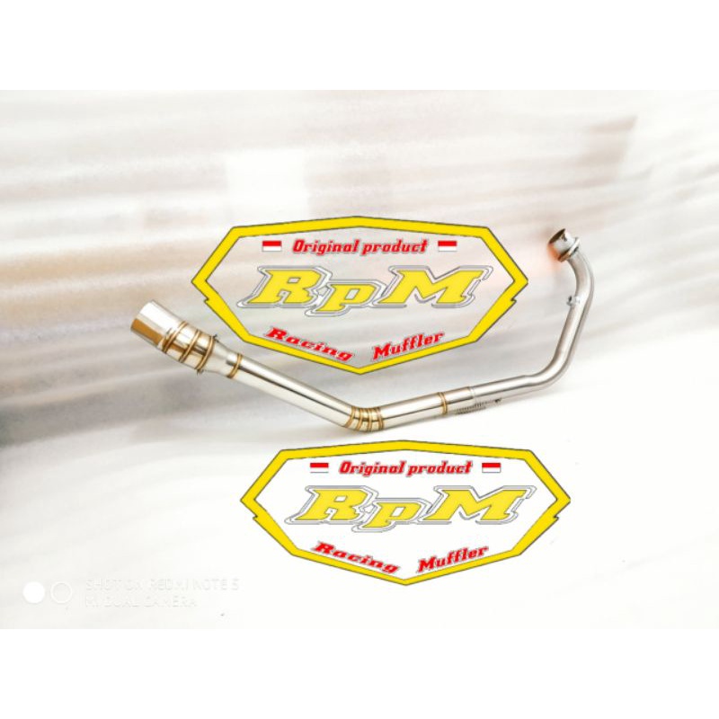 Pipa leher Knalpot Sonic 150R Underbone - Road race