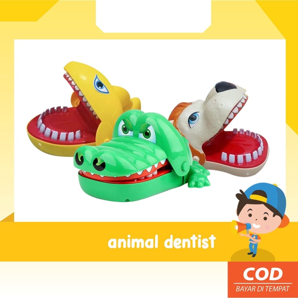 MAINAN PRANK BUAYA GIGIT SINGA GIGIT HIU GIGIT / MAINAN TERBARU CROCODILE BUAYA SINGA HIU