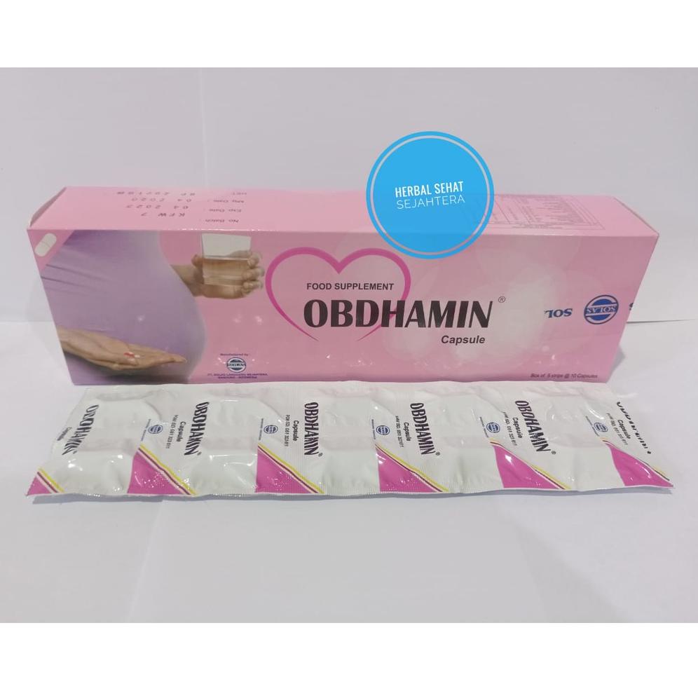 Diskon OBDHAMIN obdhamin obdamin kapsul - Suplemen Ibu Hamil dan Menyusui - Solas qtykp