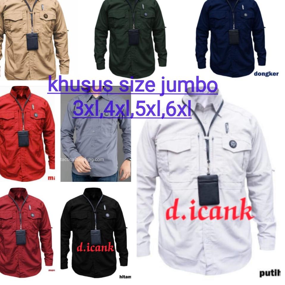 KEMEJA MTAC / KEMEJA RESKRIM / KEMEJA LAPANGAN JUMBO [TBH.30Ja23ғ]