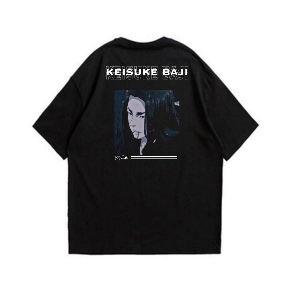 Populasi T-shirt Baji Keisuke Kaos Tokyo Revengers
