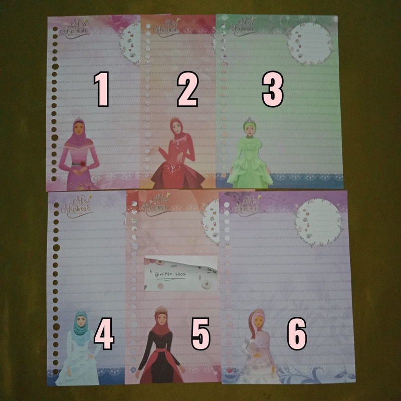 [MINIMAL ORDER 5 LEMBAR] KERTAS BINDER HARVEST LANGKA LOOSE LEAF ISI REFILL SATUAN ECERAN SERI MISS MUSLIMAH  UNIVERSAL FINLAND SPAIN RUSSIA NORWEGIA NEW ZEALAND HUNGARY BIODATA