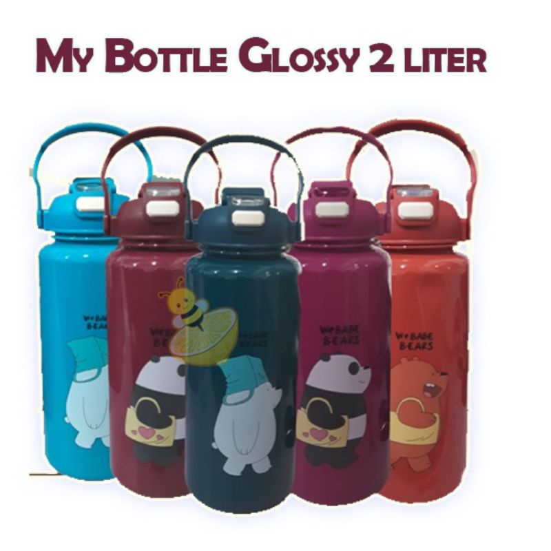 Botol Minum Jumbo My Bottle Glossy 2 Liter