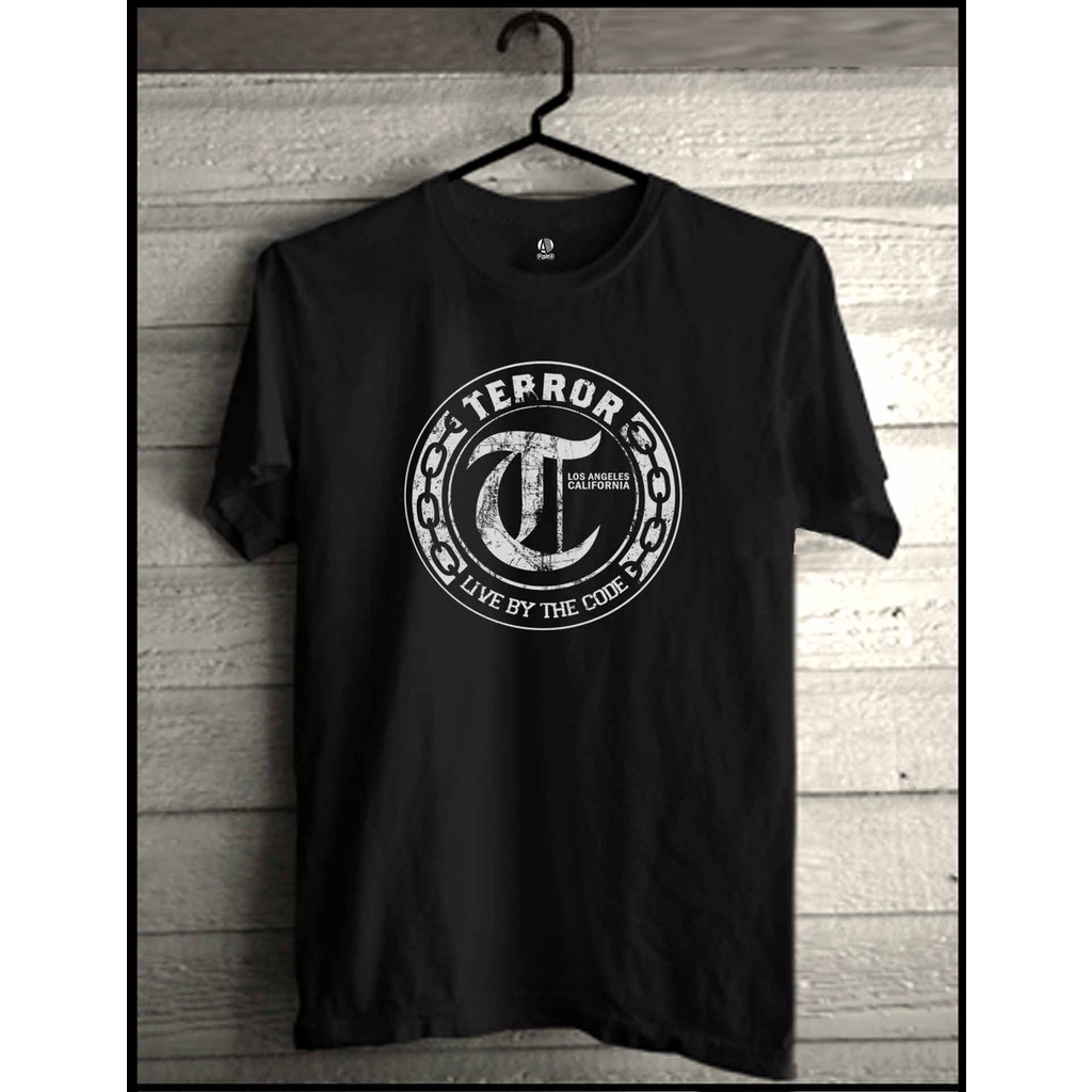 Kaos Hardcore Band Terror , Clothing Original Kaos Distro