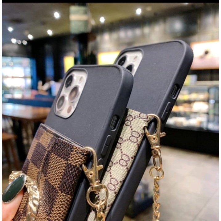 Case Tas Rantai FH48 WM for Samsung J2 J3 J4 J4+ J5 J6 J6+ J7 Note 10 10+ 20 Ultra Lite S10 S20 S21 S22 FE 5G Prime Pro