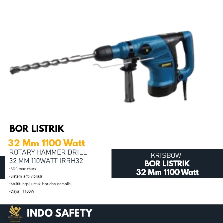 BOR LISTRIK   32 Mm 1100 Watt KRISBOW