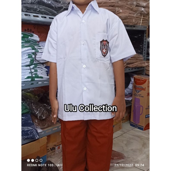 Seragam Sekolah SD Lengan Pendek Baju Putih