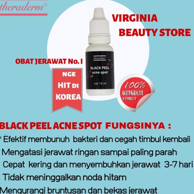 Obat Jerawat Theraderm Black Peel Korea