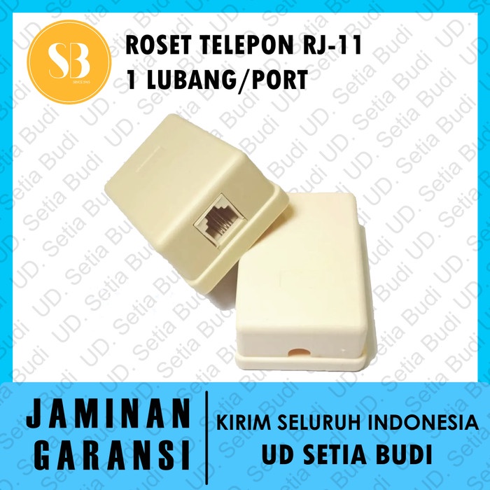 Roset Telepon RJ-11 1 Port