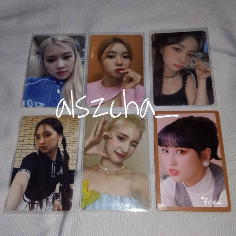 OFFICIAL Photocard Rosé Hyein Bahiyyih Youngeun Dayeon