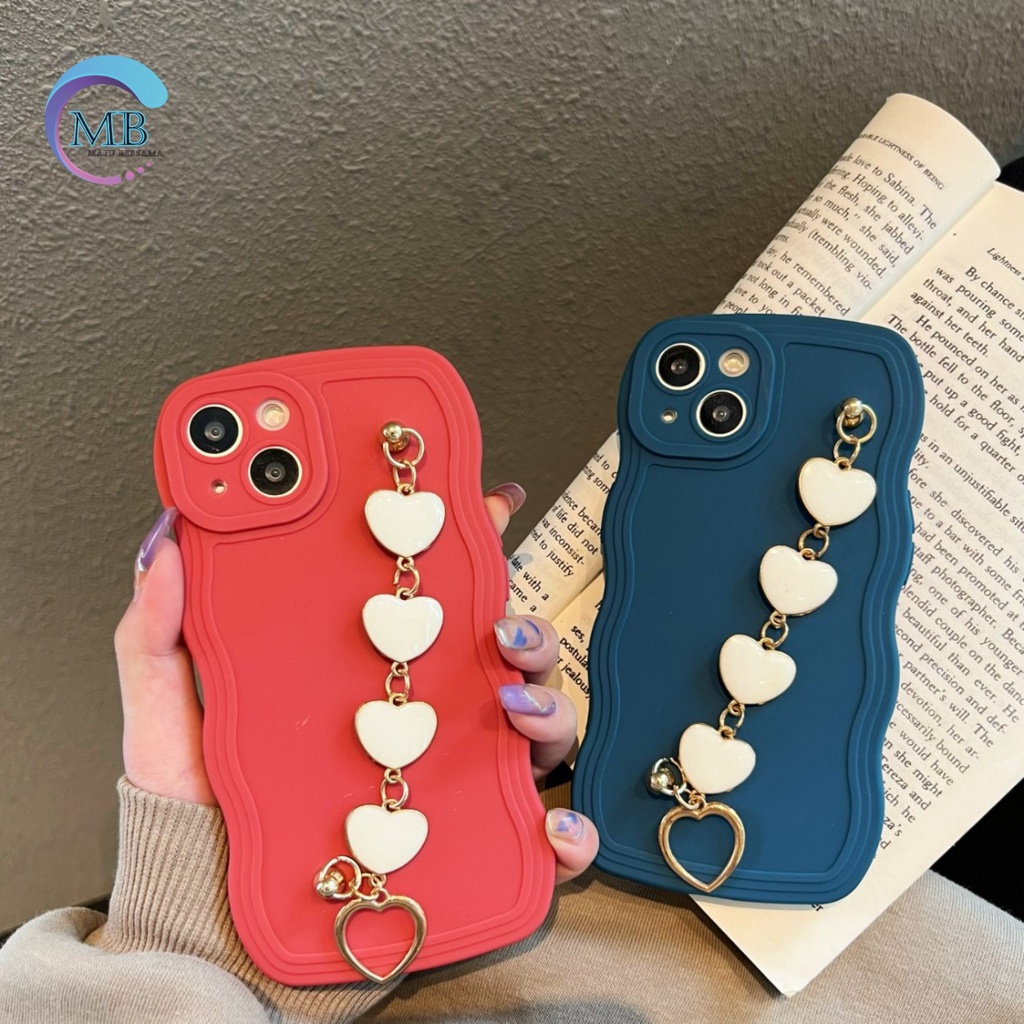 GC05 SOFTCASE GELOMBANG RANTAI LOVE FOR OPPO F1S A59 F5 F7 A5 A9 2020 A52 A92 A53 A33 2020 A54 A55 A57 2022 A77S A74 A95 A76 A36 A96 RENO 4F 5 5F 6 7 8 7Z 8Z MB4296