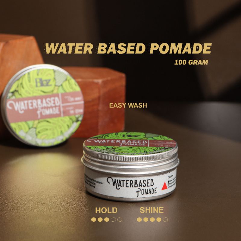 Pomade Rambut Pomade Waterbased Bibz 100 gram Strong Hold