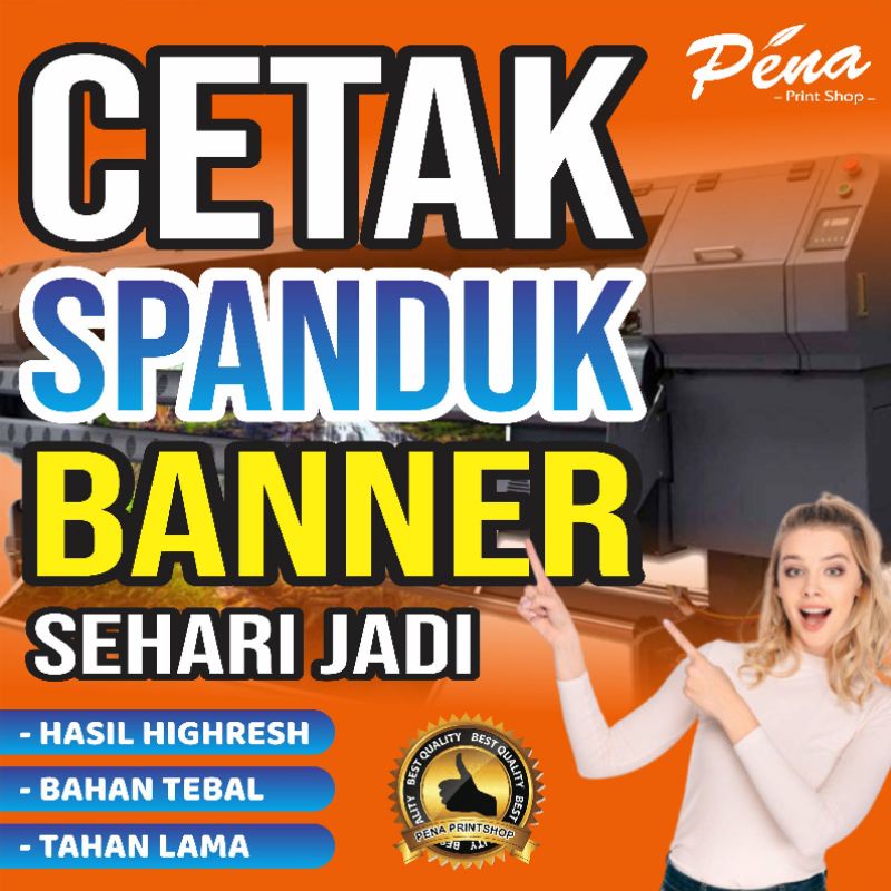 Cetak Spanduk Murah Cepat / Cetak Spanduk Desain Sendiri / Cetak Spanduk Banner Baliho Berkualitas /