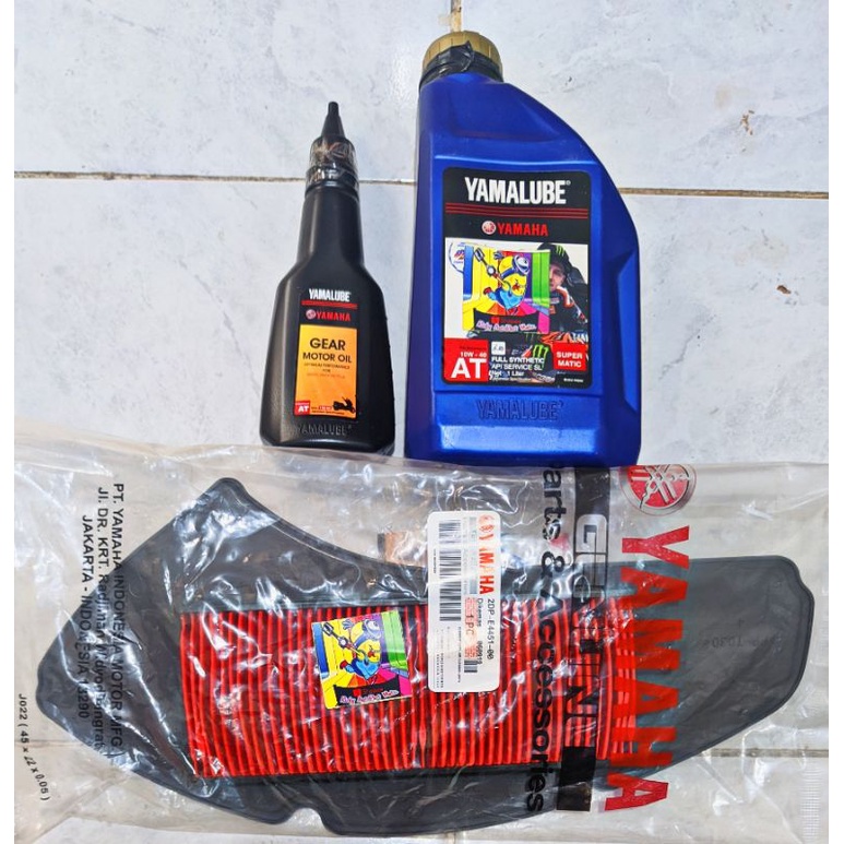 Oli Yamalube Super Matic 1 Liter Oli gear Yamaaha matic filter saringan udara Yamaha Nmax Lama / new