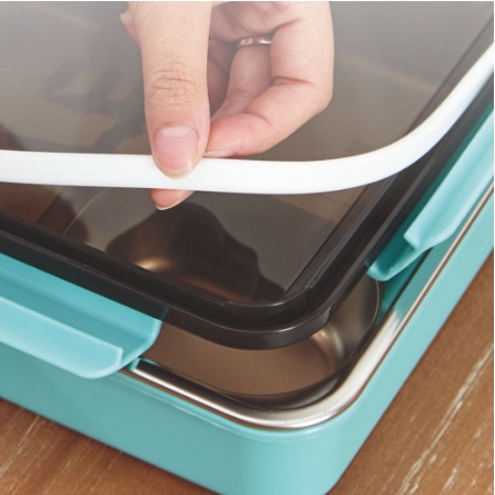 KOTAK MAKAN STAINLESS STEEL LUNCH BOX + CHOPSTICKS TEDEMEI TERBARU KODE 6592
