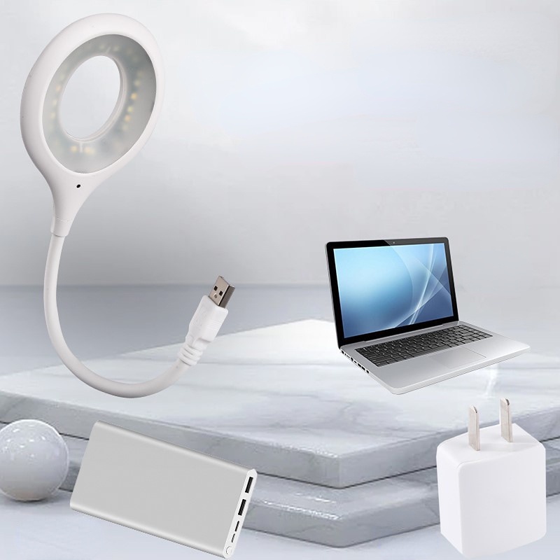 Hot Sale/Kreatif Cerdas Kontrol Suara Lampu Malam/Plug and Play USB Voice Control Reading Light/LED Suasana Foto Suplemen Cahaya/Lampu Mata Kamar Tidur Mini Portabel