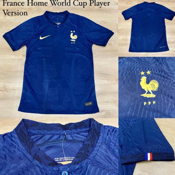 (PLAYER ISSUE) JERSEY PRANCIS HOME PI 2022 2023 TIMNAS FRANCE GO ORI