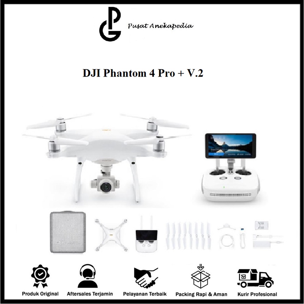 DJI Phantom 4 Pro Plus V2 Original - Drone DJI Phantom 4 Pro + V2.0 Original Garansi Resmi TAM