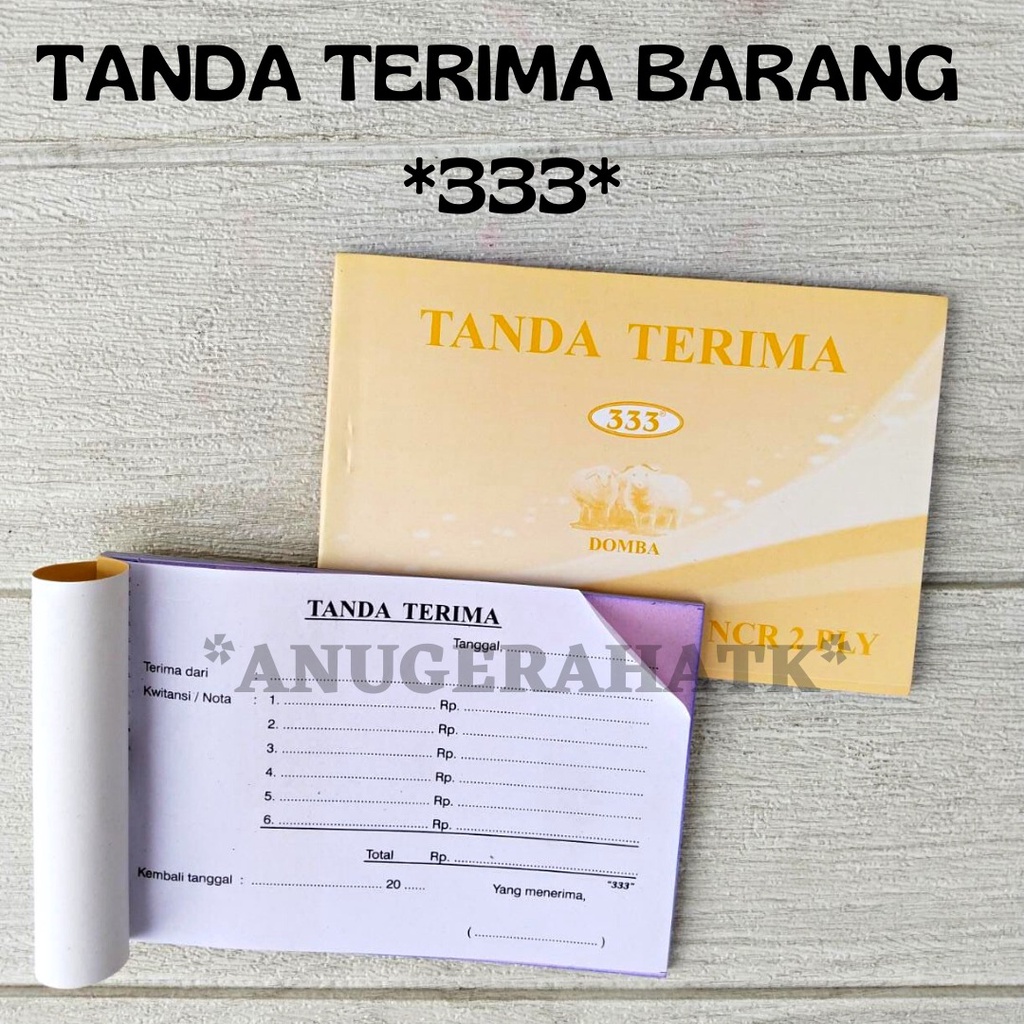 

Buku Tanda Terima NCR 2 ply